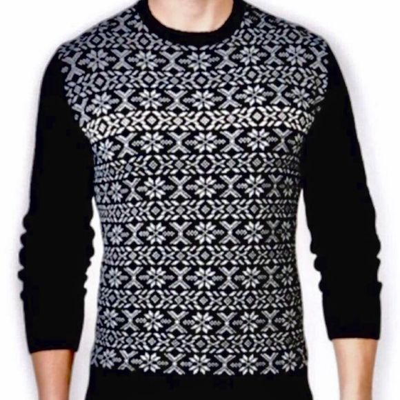 WEATHERPROOF Mens Black Knit Sweater Sz LRG NWT - Picture 5 of 12